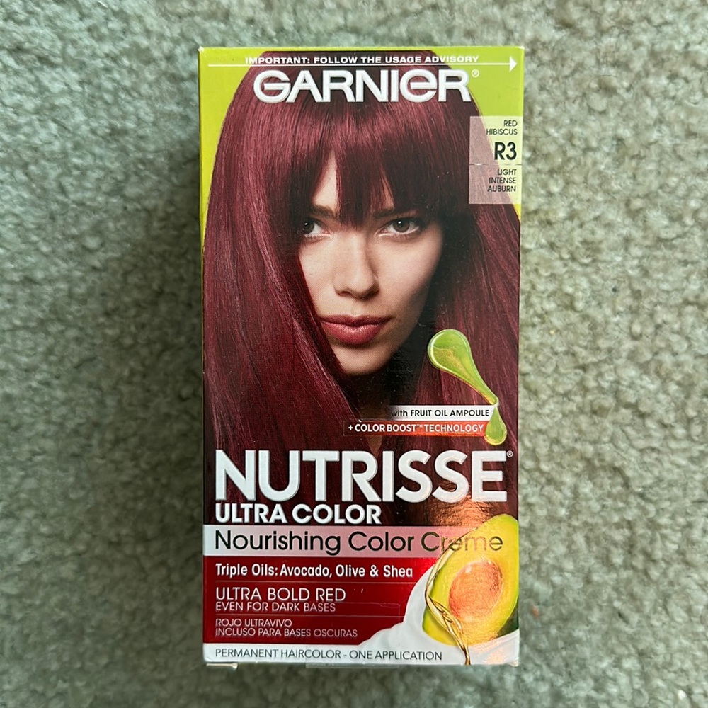 Granite Nutrisse ultra bold red hair color